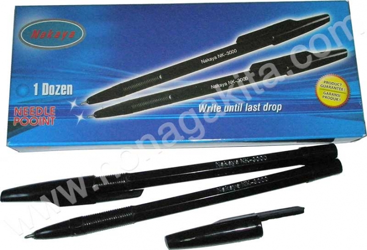 Bolpen Nakaya NK3000 Hitam (Pen)