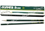 Pensil 2B Clever Star Hijau 1008 (Pencil)